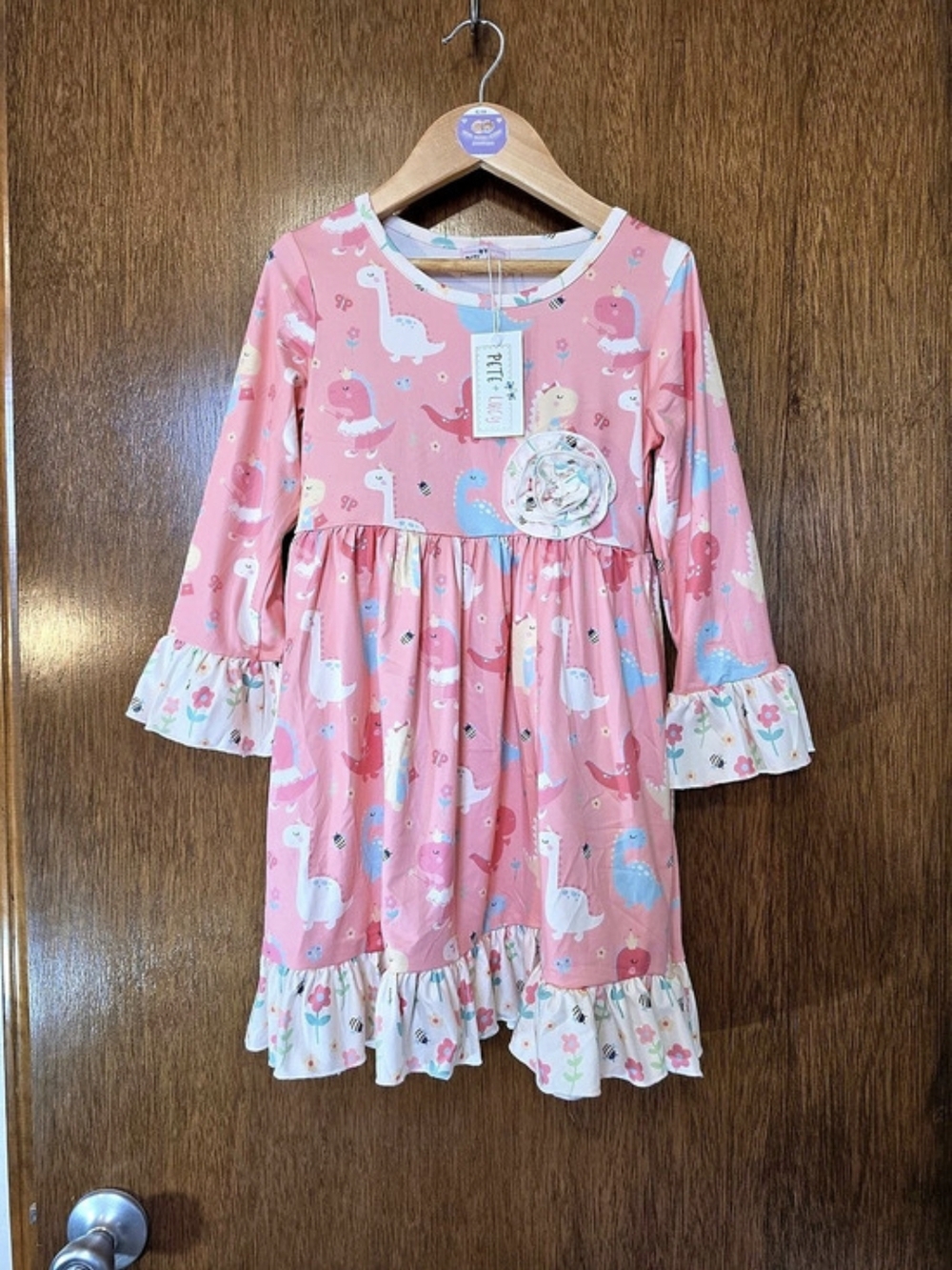 Pete + Lucy "DINOSAUR DANCE" P+LUSH SOFT FABRIC NWT
